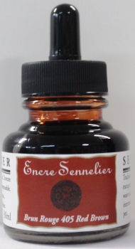 Sennelier ink 405 burnt sienna 30 ml (100 ml=20,90 €)